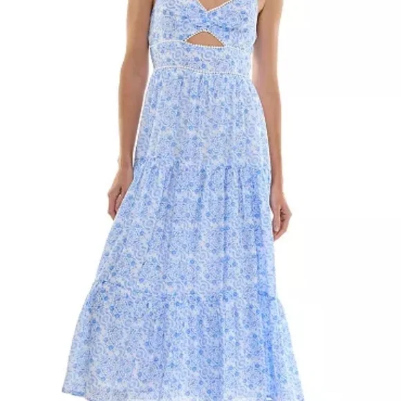 Altar'd State | Dresses | Altard State Blue Maxi Dress | Poshmark